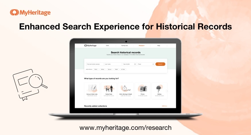 Comment trouver des documents avec le nouveau moteur de recherche de MyHeritage